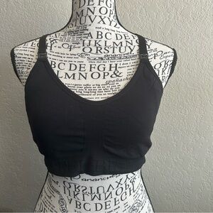 Kindred Bravely Black Sublime Nursing Sports Bra Small